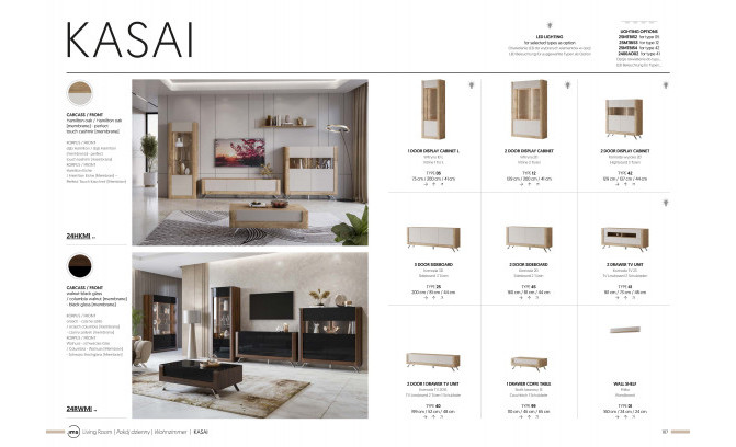 Комод KASAI 24HKMI42 Orzech Columbia